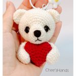 My Sweetheart Keychain Free Crochet Pattern