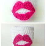 Perfect Lips Applique Free Crochet Pattern