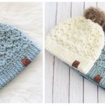 Stunningly Jenna Beanie Free Crochet Pattern for Beginner