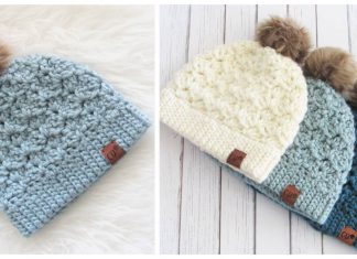 Stunningly Jenna Beanie Free Crochet Pattern for Beginner