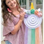 Unicorn Wall Hanger Free Crochet Pattern