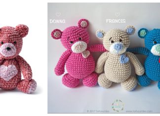 Valentine’s Day Bear Free Crochet Patterns