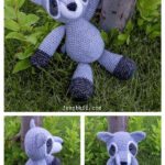 Amigurumi Rita Raccoon Free Crochet Pattern