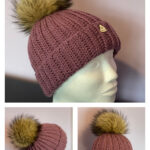 Easy Ribbed Hat Free Crochet Pattern