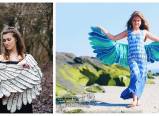 Feather Wings Shawl Crochet Pattern