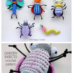 Garden Insects Amigurumi Crochet Pattern