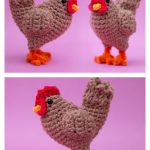 Little Hen Free Crochet Pattern and Video Tutorial
