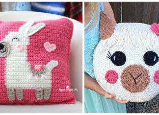 Llama Pillow Free Crochet Patterns