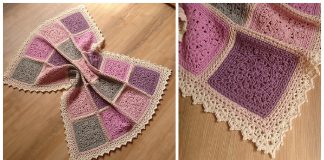 Longing for Snow Baby Blanket Free Crochet Pattern