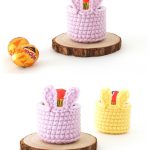 Creme Egg Bunny Basket Free Crochet Pattern