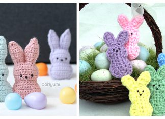 Easter Bunny Peeps Free Crochet Patterns