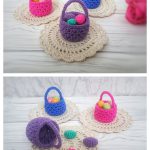Mini Easter Basket Crochet Pattern