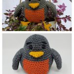 Rory the Robin Free Crochet Pattern