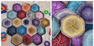 Swirly Hexagon Crochet Pattern