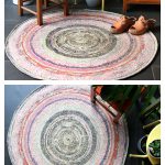 Coil & Crochet Scrap Fabric Rug Free Pattern