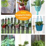Hanging Pot Holder Free Crochet Pattern