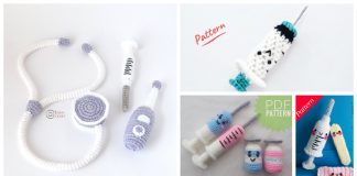 Syringe Amigurumi Crochet Patterns