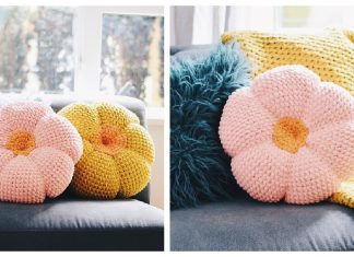 The Retro Throw Pillow Free Crochet Pattern