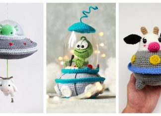 UFO Alien Amigurumi Crochet Patterns
