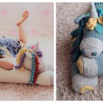 Unicorn Pillow Crochet Patterns