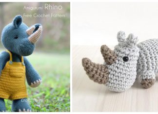 Amigurumi Rhino Free Crochet Pattern