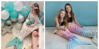 Mermaid Tail Blanket Crochet Patterns