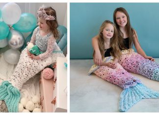 Mermaid Tail Blanket Crochet Patterns