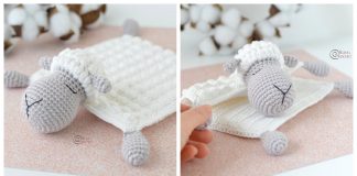 Sheep Security Blanket Free Crochet Pattern