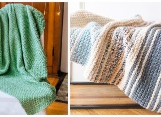 Tunisian Blanket Free Crochet Pattern