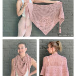 Bella Rosa Shawl Free Crochet Pattern and Video Tutorial