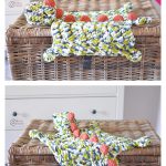 Dino Safety Blanket Free Crochet Pattern