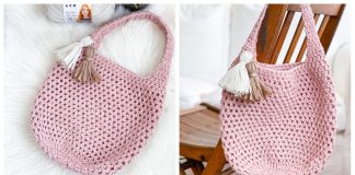 Easy Market Tote Bag Free Crochet Pattern