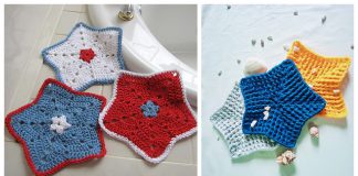 Star Washcloth Free Crochet Pattern