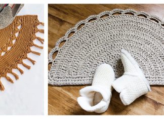 Half Circle Rug Crochet Patterns