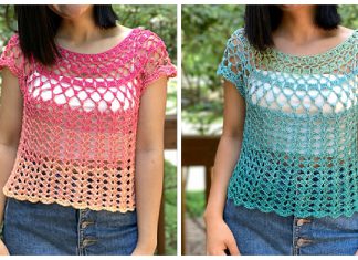 Summer Lace Top Free Crochet Pattern and Video Tutorial