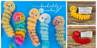 Worry Worm Free Crochet Pattern