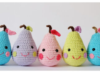 10+ Amigurumi Pears Crochet Patterns