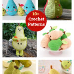 10+ Amigurumi Pears Crochet Patterns
