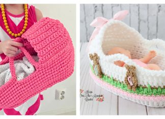 Baby Moses Basket Crochet Patterns