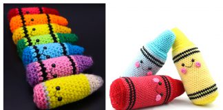 Crayon Amigurumi Free Crochet Pattern