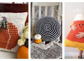 Halloween Pillow Free Crochet Pattern