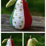 Patchwork Pear Crochet Pattern