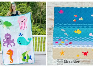 Sea Creatures Blanket Crochet Patterns