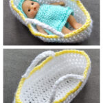 Small Moses Basket Free Crochet Pattern