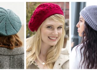 Beret Free Crochet Patterns