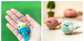 Bird Keychain Free Crochet Pattern