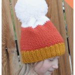 Candy Corn Hat Free Crochet Pattern