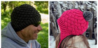 Celtic Weave Hat Free Crochet Pattern