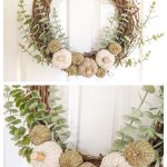 Fall Pumpkin Wreath Free Crochet Pattern