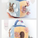 Animals Activity Cube Baby Educational Toy Crochet Pattern